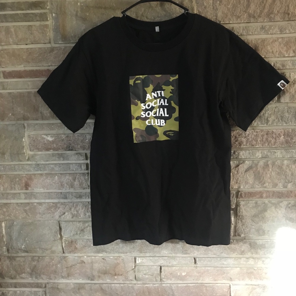Bape x assc high quality ua tee shirt size xl